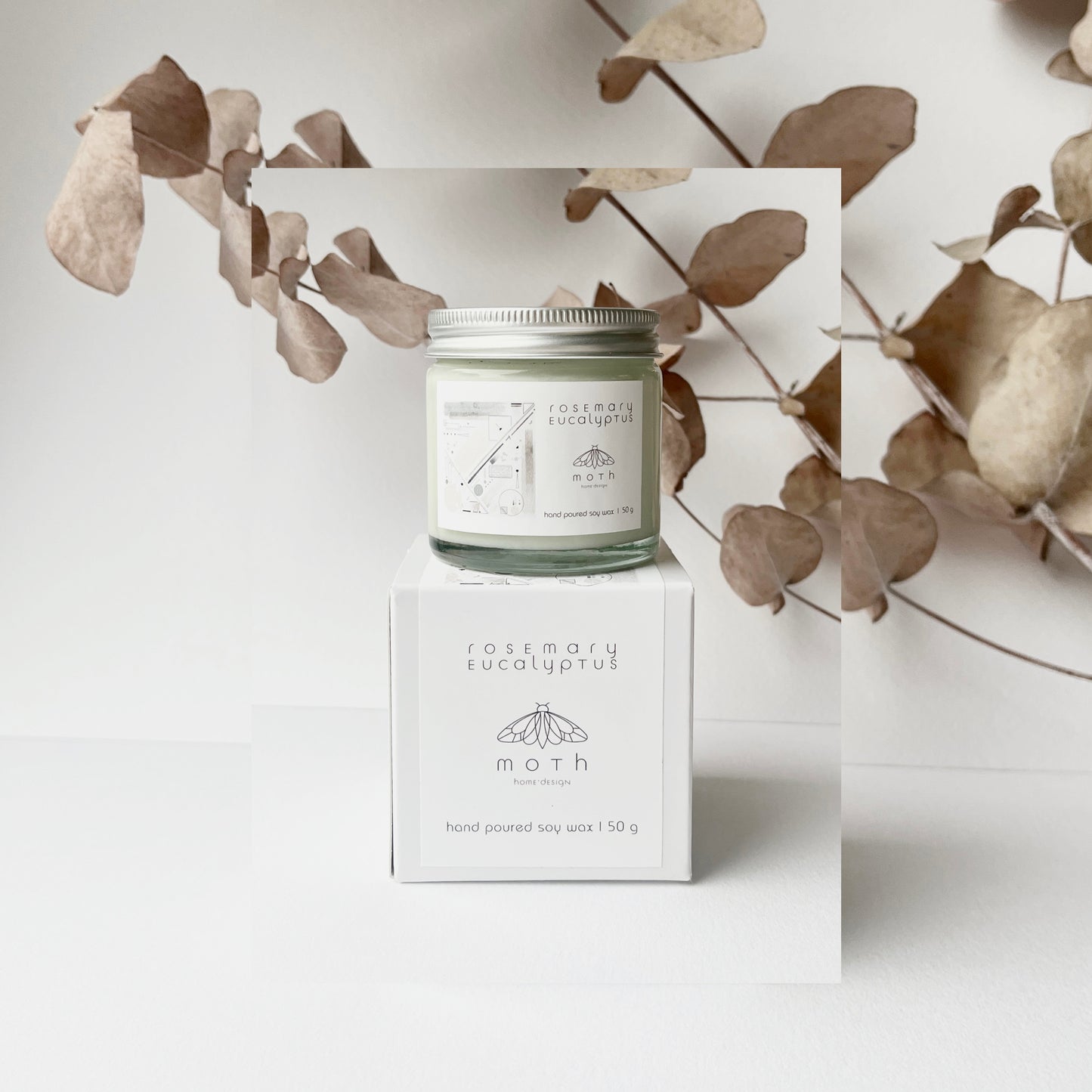 Rosemary + Eucalyptus Soy Wax Candle