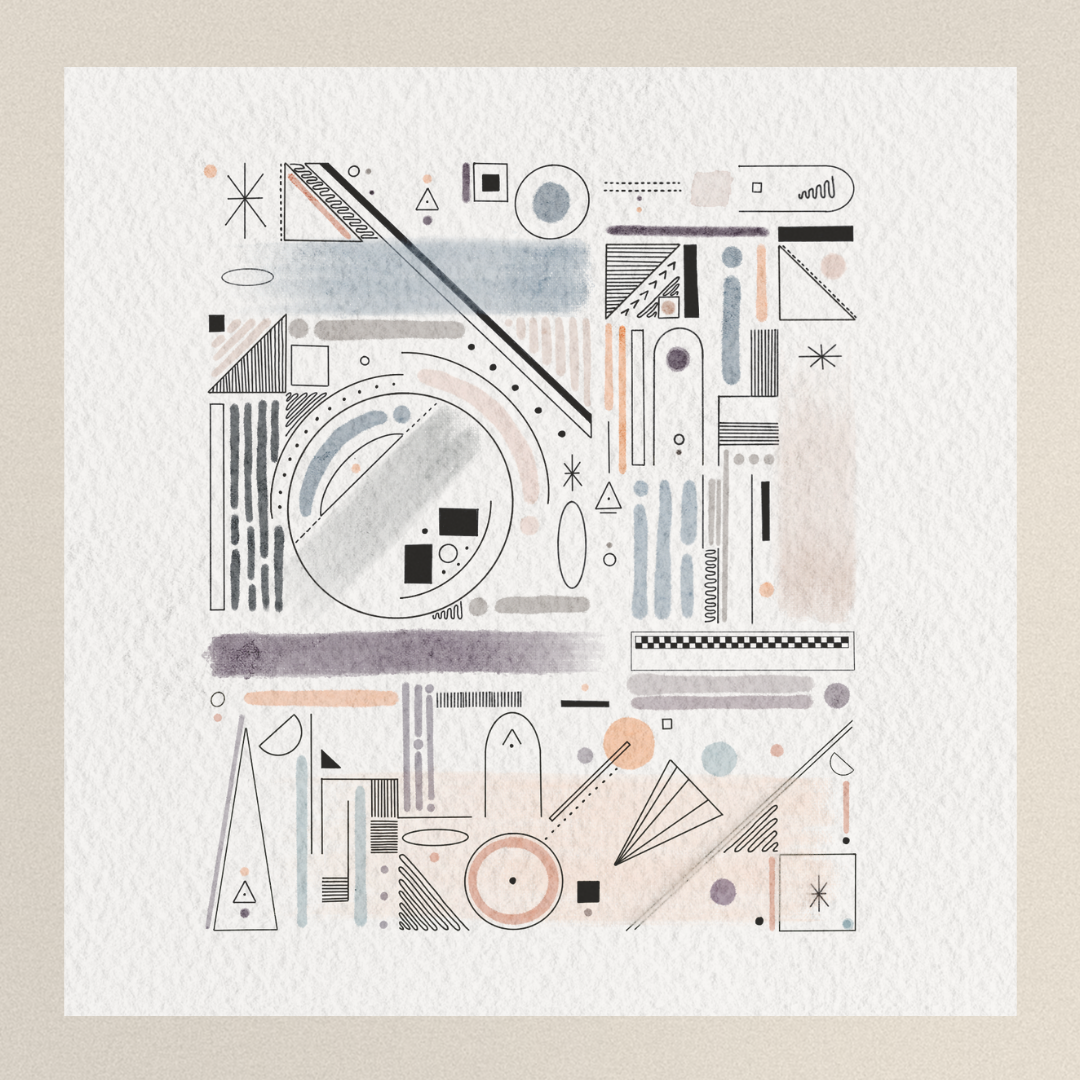 Lavender + Bergamot Framed Illustration